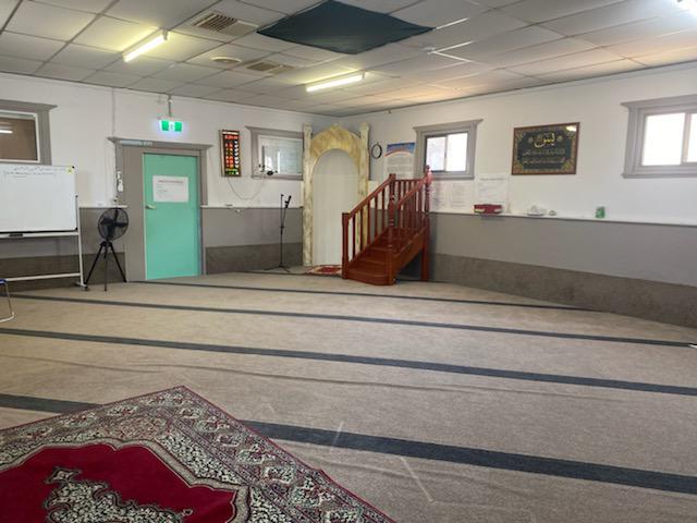 Prayer hall facing the qibla